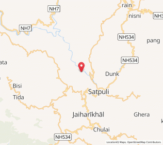 Map of Patli, Uttarakhand