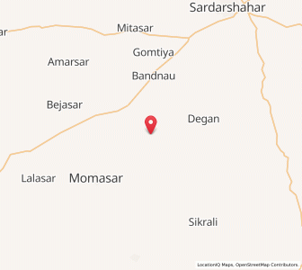 Map of Patlisar Purohitan, Rajasthan