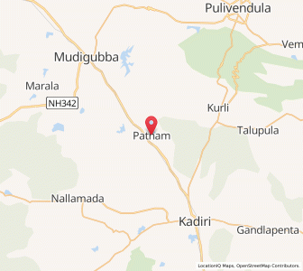 Map of Patnam, Andhra Pradesh