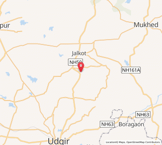 Map of Patoda Khurd, Maharashtra