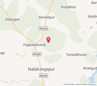 Map of Patraput, Odisha