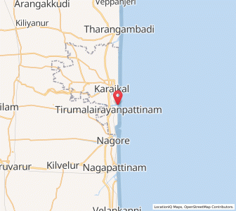 Map of Pattanachcheri, Puducherry