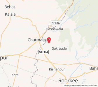 Map of Patti Dada, Uttar Pradesh