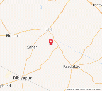 Map of Patti Giani, Uttar Pradesh