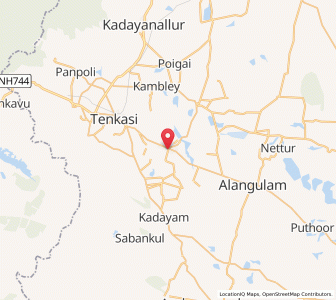 Map of Pavurchattram, Tamil Nadu