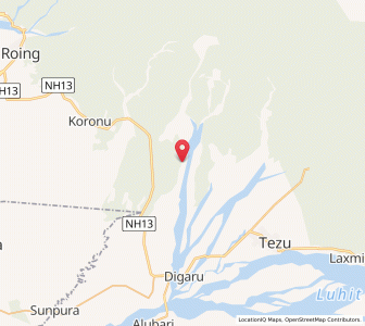 Map of Paya, Arunachal Pradesh