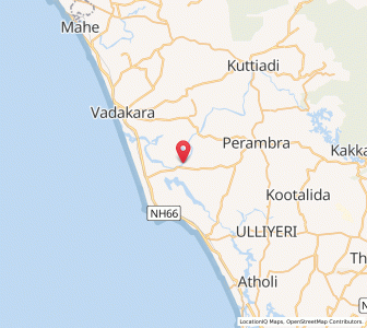 Map of Payyoli, Kerala