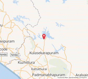 Map of Pechipara, Tamil Nadu