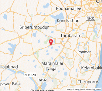 Map of Pedappai, Tamil Nadu