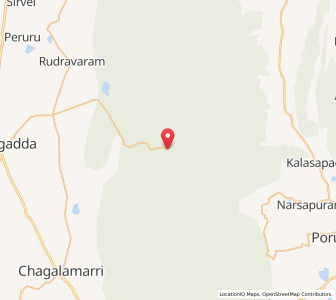 Map of Pedda Ahobilam, Andhra Pradesh