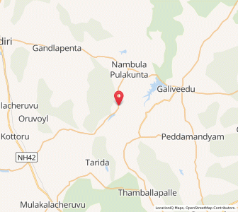 Map of Peddaballe, Andhra Pradesh
