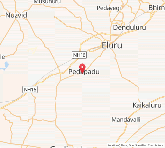 Map of Peddapadu, Andhra Pradesh