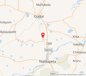 Map of Peddapariya, Andhra Pradesh