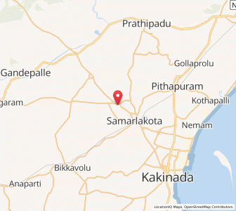 Map of Peddapuram, Andhra Pradesh