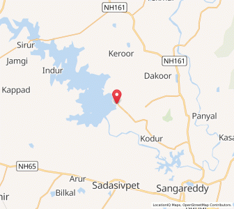 Map of Peddareddipet, Andhra Pradesh