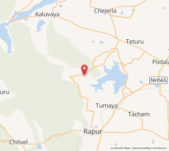Map of Penubarti, Andhra Pradesh