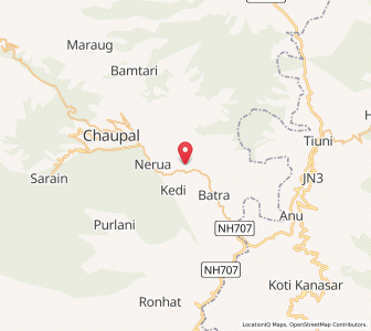 Map of Peontra, Himachal Pradesh
