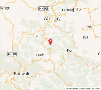 Map of Peora, Uttar Pradesh