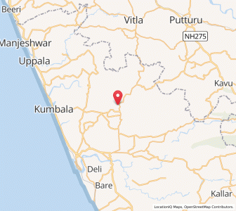 Map of Perdala, Kerala