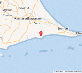 Map of Periya Pattanam, Mizoram