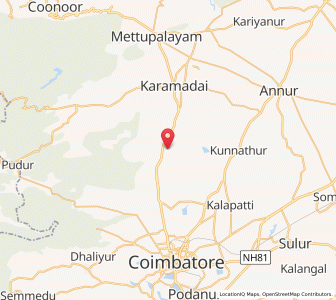 Map of Periyanayakkanpalaiyam, Tamil Nadu