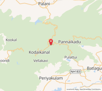 Map of Perumalmalai, Tamil Nadu