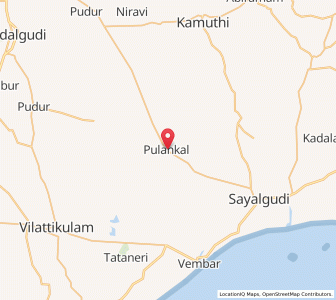 Map of Perunali, Tamil Nadu