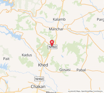 Map of Peth, Maharashtra