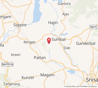 Map of Petha Naugam, Kashmir