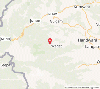 Map of Petha Wadar, Kashmir