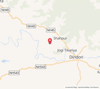 Map of Phadki, Madhya Pradesh
