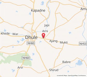 Map of Phagne, Maharashtra