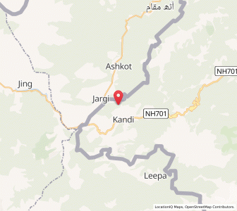 Map of Phagwan, Kashmir