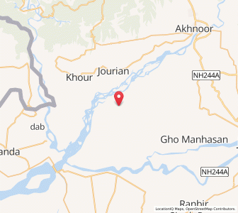 Map of Phagwari, Kashmir
