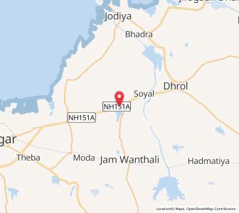 Map of Phala, Gujarat