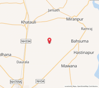 Map of Phalauda, Uttar Pradesh