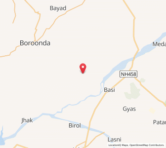 Map of Phalka, Rajasthan