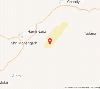 Map of Phall Thai, Rajasthan