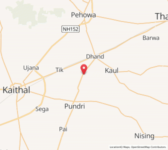Map of Pharal, Haryana