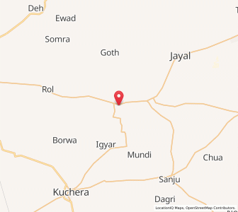 Map of Pharrod, Rajasthan
