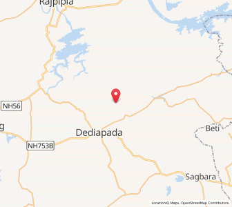 Map of Phatag, Gujarat