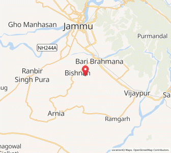 Map of Phatwal, Kashmir