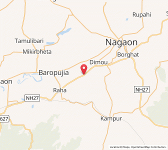Map of Phulaguri, Assam