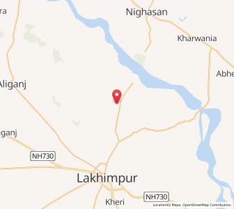 Map of Phulbihar, Uttar Pradesh