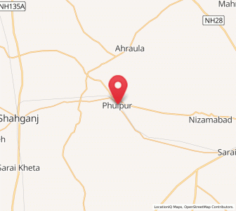 Map of Phulpur, Uttar Pradesh
