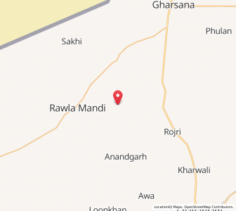 Map of Phulsar, Rajasthan