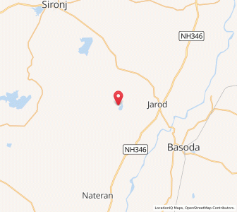 Map of Phupher, Madhya Pradesh
