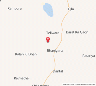 Map of Phusanian Ki Dhani, Rajasthan