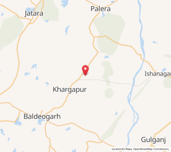 Map of Phuter, Madhya Pradesh