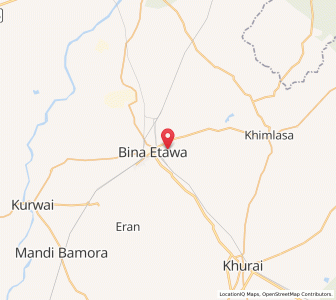 Map of Phutera, Madhya Pradesh